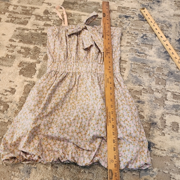 J. Crew floral mini dress.  Puff skirt. Elastic waist. Pockets.  Women's size XS - Picture 14 of 16